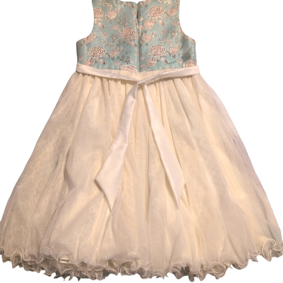 American Princess fancy mint blue dress with white tulle sparkly … - Picture 2 of 4
